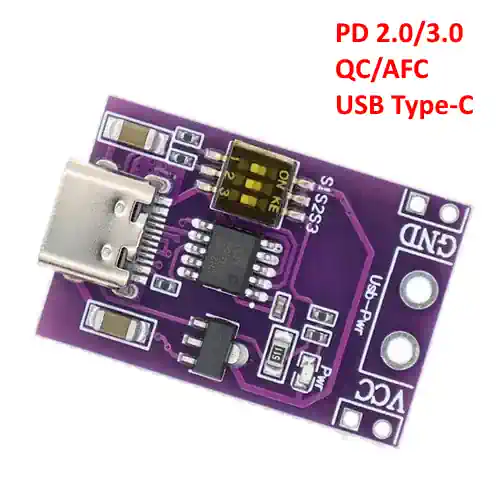 Тригер PD Type-C на CH224K з перемикачем